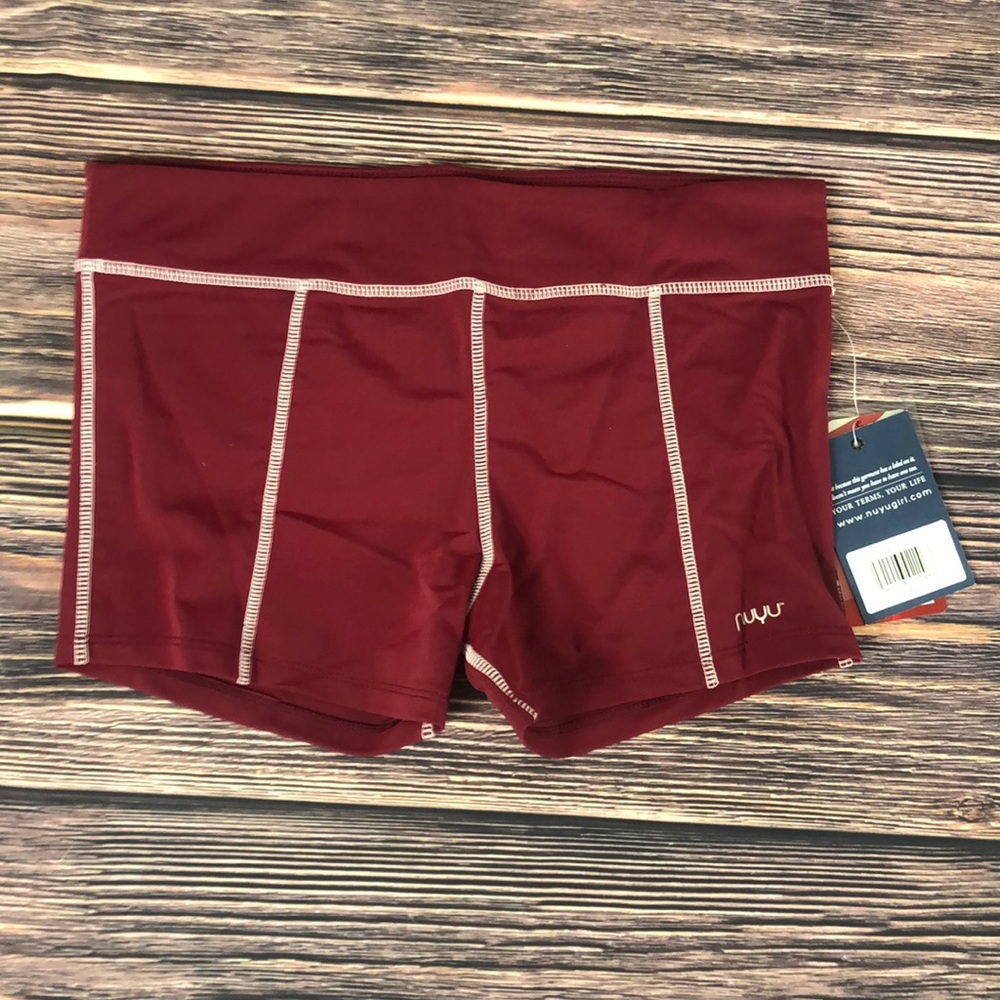 NUYU MS Mississippi State University‎ Bulldogs Womens Tight Running Yoga Shorts